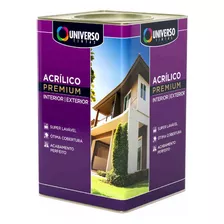 Tinta Acrílica Fosco Cor Branco Neve 18 L