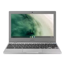Portátil Samsung Chromebook 4 Xe310xba Platinum Titan 11.6 , Intel Celeron N4000 4gb De Ram 32gb Ssd, Intel Uhd Graphics 600 1366x768px Google Chrome