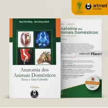 Anatomia Dos Animais Domésticos: Texto E Atlas Colorido, De König, Horst Erich / Artmed Editora Ltda.,georg Thieme Verlag, Capa Dura Em Português Pt-br