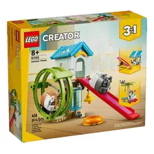 Lego Creator 3 Em 1 Roda De Hamster 31155 Com 416 Peças