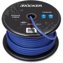 Rollo Cable Kicker 4 Gauges 30 Metros Azul Pwb4100