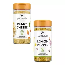 Plant Cheese + Lemon Pepper - Tempero Vegano - Puravida