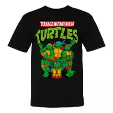  Camiseta Remera Algodón Tortugas Ninjas Variedad Colores
