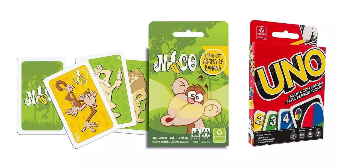 Kit Jogo De Cartas - Jogo Do Mico + Jogo Uno