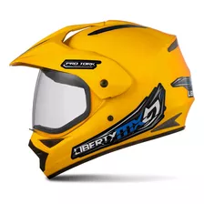 Capacete Trilha Motocross Mx Pro Vision Enduro Com Viseira