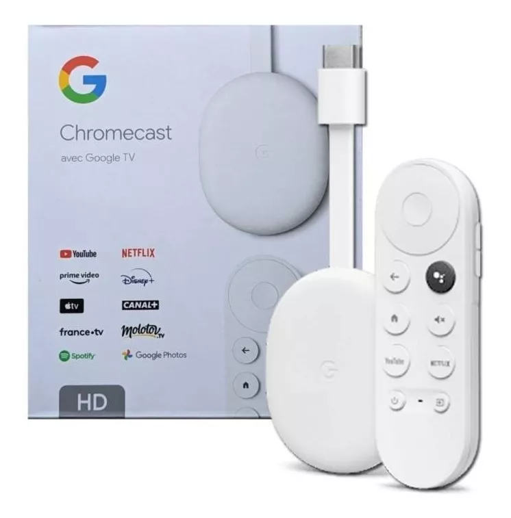 Google Chromecast Tv Hd Y Control Avenida Tecnologica