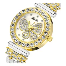 Relógios De Quartzo Femininos De Luxo Missfox Diamond