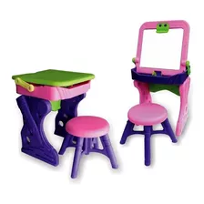 Mesa Escritorio Pupitre Tablero Infantil Silla Niña Boy Toys