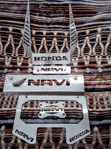 Emblemas Kit De Accesorios Navi Honda Adventure 5 Acero Foto 2