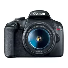  Canon Eos Rebel Kit T7 + Lente 18-55mm Is Ii Dslr Color Negro