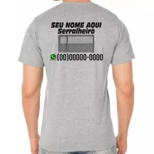 Camiseta Para Serralheiro Personalizada