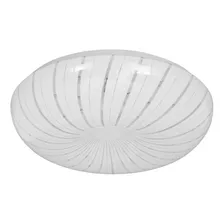 Luminario Led Plafón Decorativo 18w Luz Cálida Volteck 48210 Color Blanco