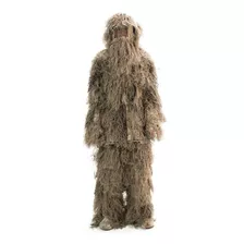 Traje Ghillie Vivo De Camuflaje Hierba Seca En Bosque 3d 4