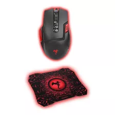 Kit Gamer Retroiluminado Usb Mouse + Pad Dpi Ajustables