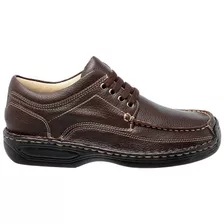 Sapato Masculino Couro Brown 16000