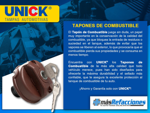 Tapn Gasolina C/llave Citroen C8 1999-2008 Unick Foto 5