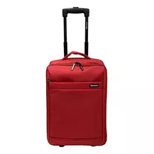 Valija Plegable Carry On Discovery Color Rojo Lisa