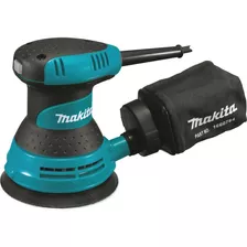 Lijadora Profesional Roto Orbital Makita Bo5030 Con Sistema Velcro Azul 300w 110v