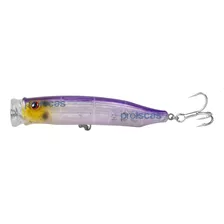 Isca Artificial Albatroz Popper Maguro 12cm 30g Tipo Feed Cor Purple White - 576