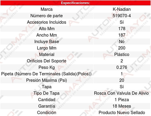 Deposito Anticongelante Kangoo L4 1.6l 07 Al 09 8603877 Foto 3