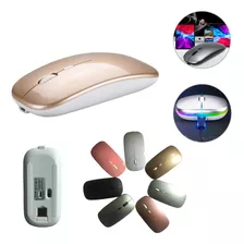 Mouse Sem Fio Silencioso Bluetooth Ergonômico Recarregável 