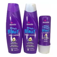 Aussie Kit Hidratação -shampoo +comdicionador +máscara+frete