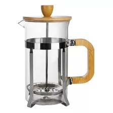 Cafetera Prensa 1 Litro Mango Bamboo Barista Larhaus 