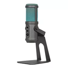 Microfono Rs U28 Condensador Cardioide Ultra Hdusb Multimodo Color Gris Oscuro