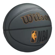 Balón Basketball Baloncesto Wilson Forge Plus Nba #7 Color Dark Grey