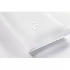Capa Protetora P/ Travesseiro Malha Impermeável Temima Cor Branco Liso