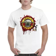 Camisas Para Hombre Blancas Guns And Roses Espectaculares 