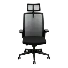 Silla Oficina Con Asiento Deslizable Malla Coderas Deslizabl