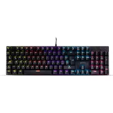 Teclado Gamer Beast Abysmal Armor Tournament Mecanico Color Del Teclado Negro