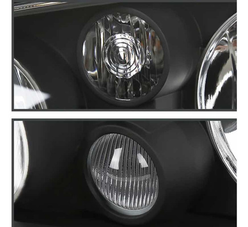 Combo Faros Calaveras Negros Vw Golf Mk4 1999 A 2006 Foto 4