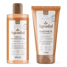 Kit Natural C Tônico Antioxidante + Sabonete Liquido Agradal