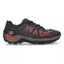 Tenis Para Hombre Cat Negro Gris P725749m4m