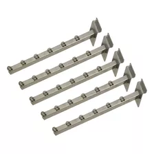 Gancho Cascada Blister 6 Balines Para Panel Ranurado 5 Pz