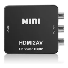 Adaptador Convertidor Hdmi A Rca / Av Televisor Crt.