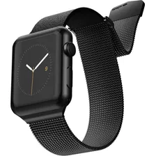 Correa Acero Y Cuero X-doria Para Apple Watch Serie 9 41mm 