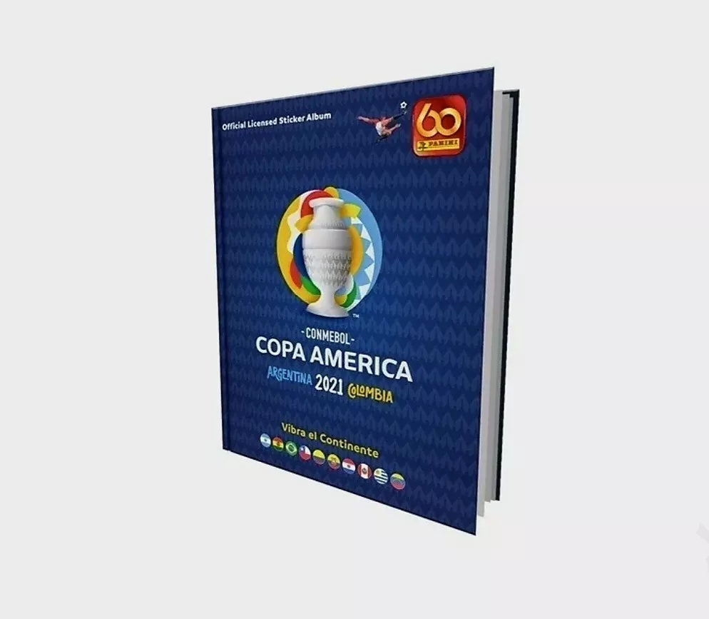 Álbum Copa América 2021 Pasta Dura Panini