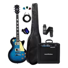 Kit Guitarra Strinberg Lps230 Azul + Acessorios Completa