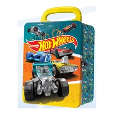 Hot Wheels Porta Autos Lata Metal Car Case Hwcc2 Intek 