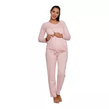 Pijama Para Amamantar Maternal De Invierno- Qué Será?
