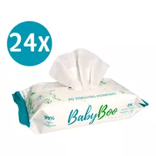 Babyboo-toallitas Húmedas 100% Biodegradables 24packs De 60u