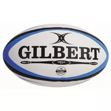 Gilbert Omega Partido Pelota De Rugby (negro, / Real, Tamaño