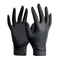 Guantes Descartables Printex Negro Nitrilo X 500 Unidades