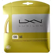 Luxilon 4g Rough 125 Cordaje De Tenis - Juego, Dorado