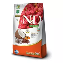 N&d Gato Quinoa Skin & Coat Peixe 1,5kg