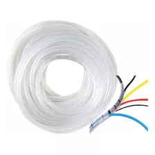 Manguera Espiral Para Cable 1/2''12mm Por10metros,traslúcido