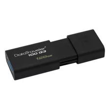 Memoria Usb Kingston Datatraveler 100 G3 Dt100g3 128gb 3.0 Negro